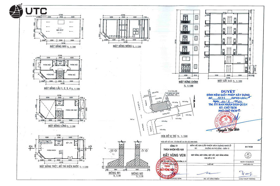 Bản vẽ xin phép xây dựng bao gồm những gì?